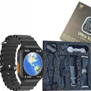 ultra v2 smart watch 2.2 inch ai dynamic display with 4 straps