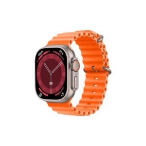 x8 plus ultra smart watch 49mm dynamic island nfc smartwatch orange