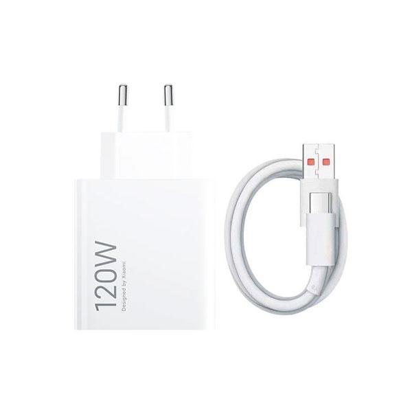 Xiaomi 120W HyperCharge Adapter with Type-C Fast Charging Cable Xiaomi 120W HyperCharge Adapter with Type-C Fast Charging Cable