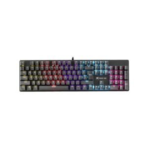 xtrike me gk 803 mechanical gaming keyboard rainbow led full size