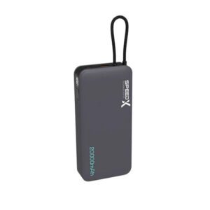 20000mah power bank with built in cable 22.5w fast charging portable battery pack